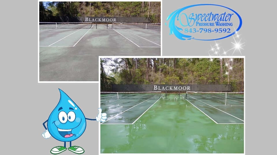 Sweetwater Pressure Washing, Commercial Pressure Washing, Myrtle Beach Commercial Pressure Washing, Commercial Power Washing, Myrtle Beach Pressure Washing Companies, Tennis Court Pressure Washing, 843-798-7472